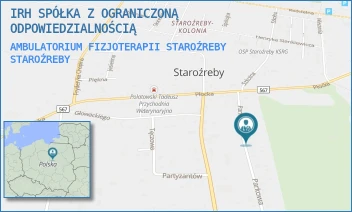 AMBULATORIUM FIZJOTERAPII STAROŹREBY - IRH MEDICAL SPÓŁKA Z OGRANICZONĄ ODPOWIEDZIALNOŚCIĄ - PARKOWA 22,  STAROŹREBY