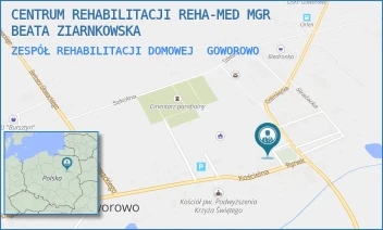 ZESPÓŁ REHABILITACJI DOMOWEJ - CENTRUM REHABILITACJI REHA­MED MGR BEATA ZIARNKOWSKA - RYNEK 4/1,  GOWOROWO