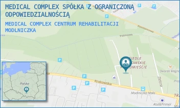 MEDICAL COMPLEX CENTRUM REHABILITACJI - MEDICAL COMPLEX SPÓŁKA Z OGRANICZONĄ ODPOWIEDZIALNOŚCIĄ - OSIEDLE KRAKOWSKIE PRZEDMIEŚCIE 28,  MODLNICZKA