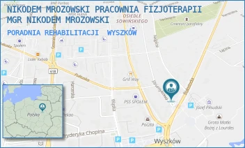 PORADNIA REHABILITACJI - NIKODEM MROZOWSKI PRACOWNIA FIZJOTERAPII MGR NIKODEM MROZOWSKI - STRUMYKOWA 2,  WYSZKÓW