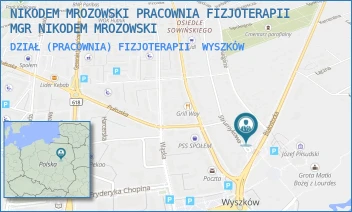 DZIAŁ (PRACOWNIA) FIZJOTERAPII - NIKODEM MROZOWSKI PRACOWNIA FIZJOTERAPII MGR NIKODEM MROZOWSKI - STRUMYKOWA 2,  WYSZKÓW