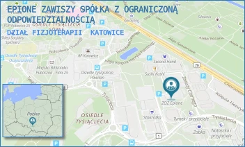 DZIAŁ FIZJOTERAPII - EPIONE ZAWISZY SPÓŁKA Z OGRANICZONĄ ODPOWIEDZIALNOŚCIĄ - UL. ZAWISZY CZARNEGO 7A,  KATOWICE