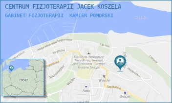 GABINET FIZJOTERAPII - CENTRUM FIZJOTERAPII JACEK KOSZELA - ŻWIRKI I WIGURY 1,  KAMIEŃ POMORSKI