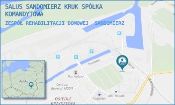 ZESPÓŁ REHABILITACJI DOMOWEJ - SALUS SANDOMIERZ KRUK SPÓŁKA KOMANDYTOWA - PORTOWA 24B,  SANDOMIERZ