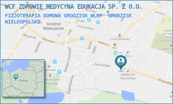 FIZJOTERAPIA DOMOWA GRODZISK WLKP - WCF ZDROWIE MEDYCYNA EDUKACJA SP. Z O.O. - POZNAŃSKA 21,  GRODZISK WIELKOPOLSKI