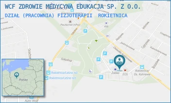 DZIAŁ (PRACOWNIA) FIZJOTERAPII - WCF ZDROWIE MEDYCYNA EDUKACJA SP. Z O.O. - OSIEDLE KALINOWE 14C/10,  ROKIETNICA
