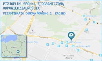 FIZJOTERAPIA DOMOWA KROSNO 2 - FIZJOPLUS SPÓŁKA Z OGRANICZONĄ ODPOWIEDZIALNOŚCIĄ - UL. HUTNICZA 18,  KROSNO