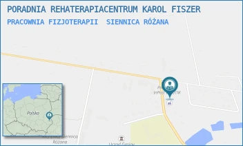 PRACOWNIA FIZJOTERAPII - PORADNIA REHATERAPIACENTRUM KAROL FISZER - 259C,  SIENNICA RÓŻANA