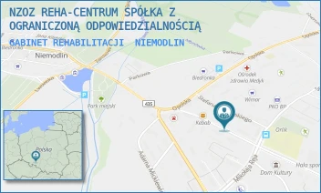 GABINET REHABILITACJI - NZOZ REHA-CENTRUM SPÓŁKA Z OGRANICZONĄ ODPOWIEDZIALNOŚCIĄ - UL. REYMONTA 7,  NIEMODLIN