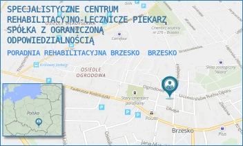 PORADNIA REHABILITACYJNA BRZESKO - SPECJALISTYCZNE CENTRUM REHABILITACYJNO-LECZNICZE PIEKARZ SPÓŁKA Z OGRANICZONĄ ODPOWIEDZIALNOŚCIĄ - PL. KAZIMIERZA WIELKIEGO 3,  BRZESKO