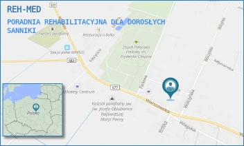 PORADNIA REHABILITACYJNA DLA DOROSŁYCH - REH-MED - WARSZAWSKA 148,  SANNIKI