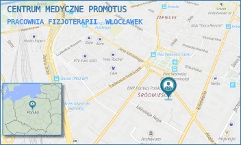 PRACOWNIA FIZJOTERAPII - CENTRUM MEDYCZNE PROMOTUS - WARSZAWSKA 15,  WŁOCŁAWEK