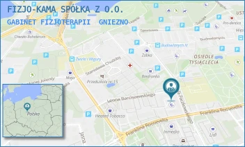 GABINET FIZJOTERAPII - FIZJO-KAMA SPÓŁKA Z O.O. - LEONA BARCISZEWSKIEGO 12,  GNIEZNO
