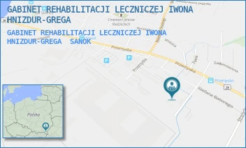 GABINET REHABILITACJI LECZNICZEJ IWONA HNIZDUR-GREGA - GABINET REHABILITACJI LECZNICZEJ IWONA HNIZDUR-GREGA - UL. PRZEMYSKA 24,  SANOK