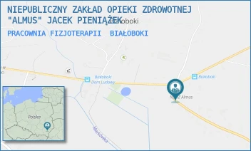 PRACOWNIA FIZJOTERAPII - NIEPUBLICZNY ZAKŁAD OPIEKI ZDROWOTNEJ "ALMUS" JACEK PIENIĄŻEK - UL. BIAŁOBOKI 137,  BIAŁOBOKI