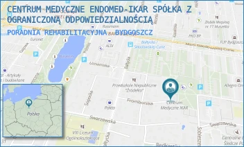 PORADNIA REHABILITACYJNA - CENTRUM MEDYCZNE ENDOMED-IKAR SPÓŁKA Z OGRANICZONĄ ODPOWIEDZIALNOŚCIĄ - FROMBORSKA 18,  BYDGOSZCZ